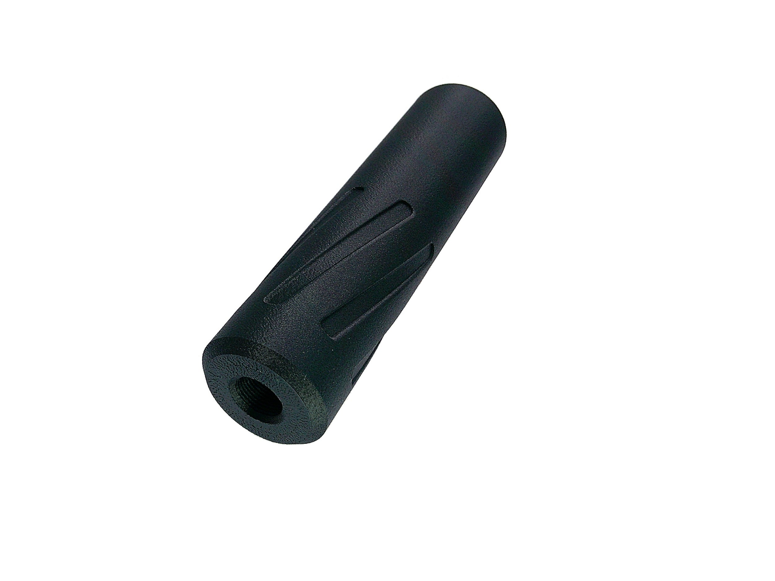 MJM-5 Spiral Flute Airsoft Mock Suppressor 14mm CCW