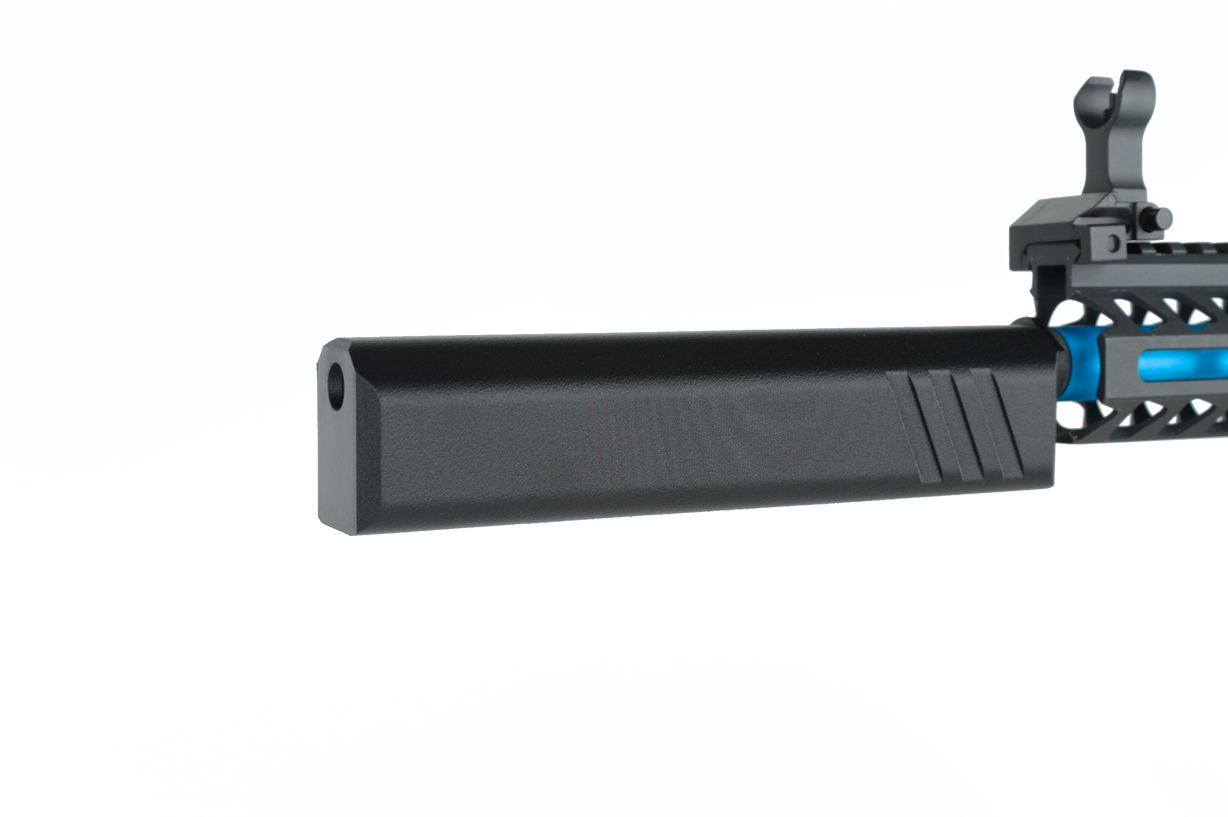 MJM REC-1 Rectangle Airsoft Mock Suppressor 14mm CCW